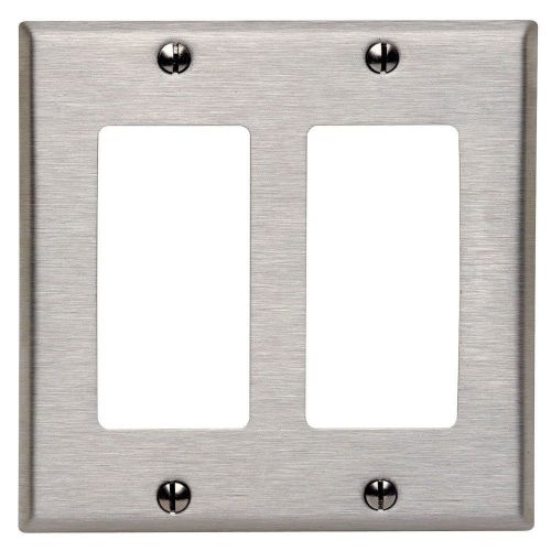 Leviton 84409-40 2-Gang Decora/GFCI Device Decora Wallplate Device Mount Stai...