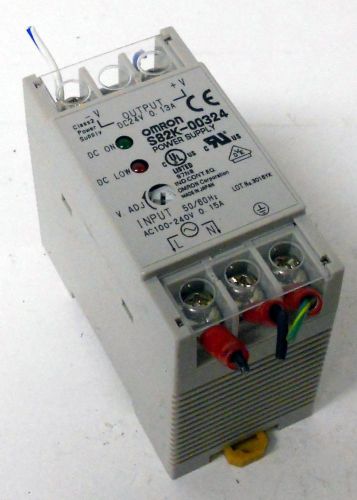 OMRON S82K-00324 DC24V 0.13A DC POWER SUPPLY UNIT ASSEMBLY