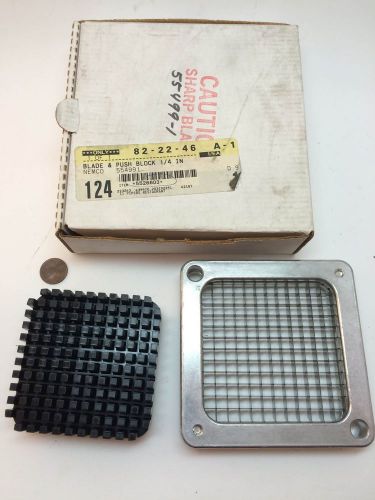 Nemco Cut Dicer Blade &amp; Push Block 1/4&#034; NOS! #5526603