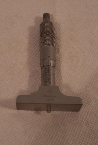 Mitutoyo .001Depth Micrometer Machinist Tool