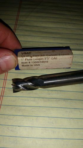 End Mill VME 1/2 4FL USA 1&#034;x3&#034;