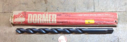 Dormer england HSS extra long aircraft machine shop drill 25/64 (0.3906) x 8