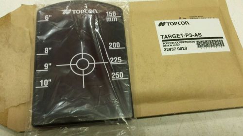 TOPCON PIPE LASER TARGET REFLECTIVE 32937 0020