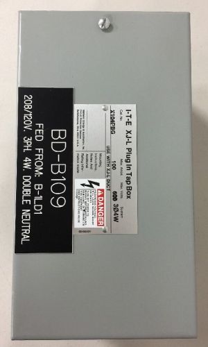 I-T-E XJ-L X104PBG, 100 Amp, 600V Plug In Tap Box Duct Bus Plug