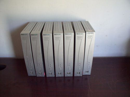 Lot of 7 HP  NEOWARE  CA22 Thin Clients PN; KF465AA3ABA  A3-DD-PF