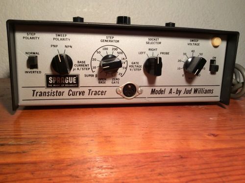 Dynamic Curve Tracer Model A by Jud Williams Sprague Vintage 1970&#039;s