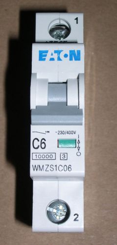 EATON, 6A, 1-POLE CIRCUIT BREAKER, WMZS1C06