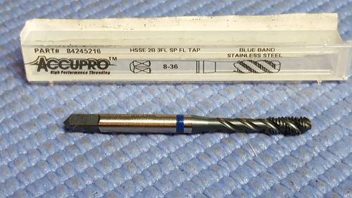 Accupro spiral tap #8 -36 unf(2b)  3 flutes blue band for sale