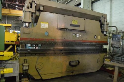 14&#039; cincinnati-inc 135-ton &#034;autoshape&#034; cnc hydraulic press brake new 1987 for sale