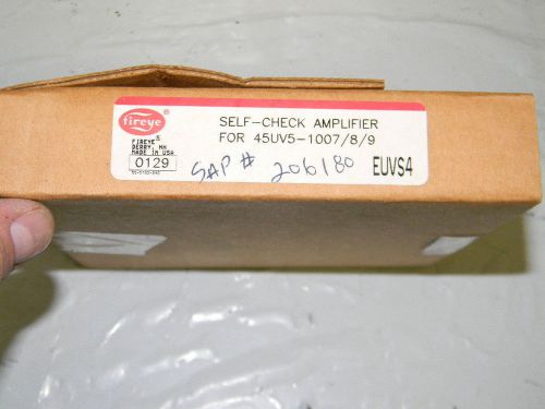 Fireye euvs4 self-check amplifier for 45uv5-1007/8/9 new in box for sale