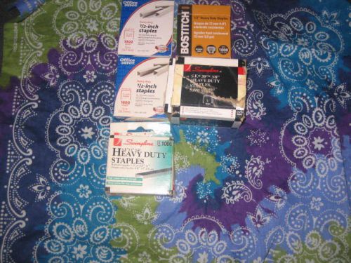 Swingline, Stanley Bostitch, Office Depot Staple lot