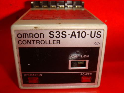 Used omron s3s-a10-us sensor controller s3sa10us 12 pin relay with base, used for sale