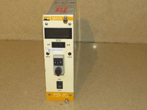 BA BERTAN ASSOCIATES MODEL 325 HV POWER SUPPLY