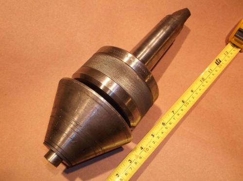 HOUSTON GRINDING &amp; MFG CO. 5MT Bull Nose Live Center 5&#034; PIPE USA LATHE