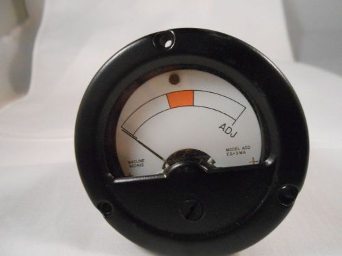 N20422 DC METER  WACLINE NEW OLD STOCK  2 1/2&#034; ROUND