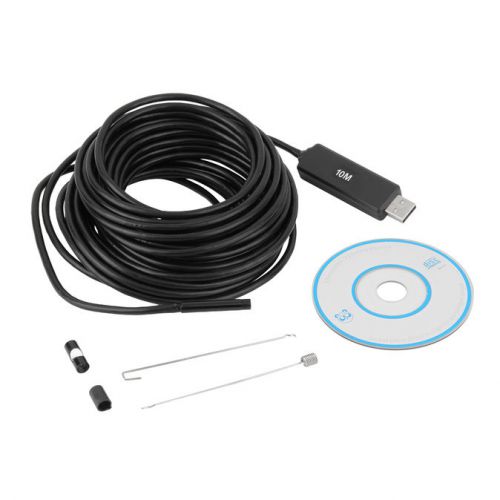 6LED Waterproof 5.5mm 10M USB Endoscope Borescope Photo Capture Inspection KG