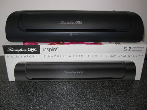 Swingline GBC Laminator, Inspire, Thermal, 9 inch Max Width, Quick Warm-Up NIB