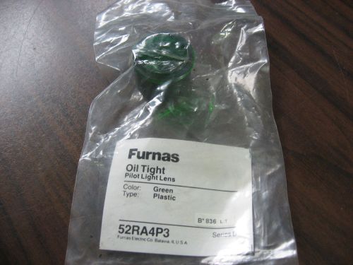 New Furnas 52RA4P3 Green Plastic Pilot Light Cap