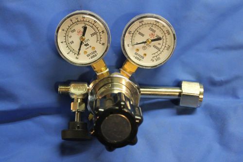 O2 regulator (oxygen) 3500psi inlet 0-150psi outlet cga580 new demo unit for sale