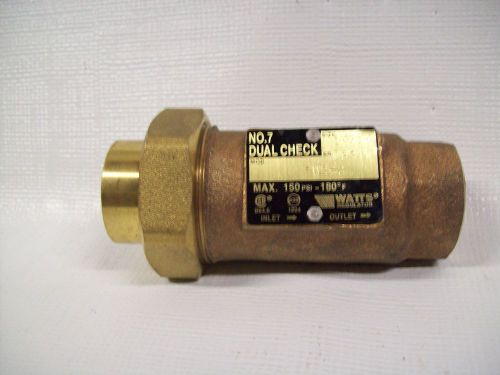 Watts 3/4&#034; x 3/4&#034; No.7 Duel Check Valve 7U2-2