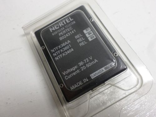 NORTEL NTFX36AA, PERTEC B0243141 IOM SMART CONNECTOR, 36-72V, Current 20-50mA