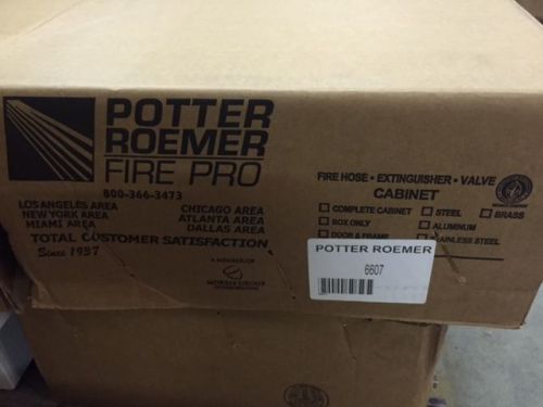 Potter Roemer 6607 Semi-Recessed Fire Blanket Cabinet (NEW)