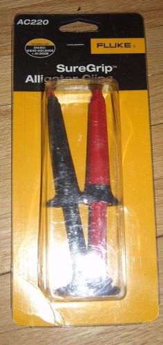 Fluke AC220 SureGrip Alligator Clips **NEW IN PACKAGING**