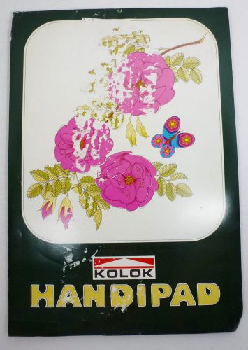 Vtg KOLOK HANDIPAD Carbon Pad Stencil Transfer Sheets Johannesburg 8.25” X  12&#034;