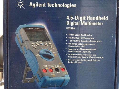 Agilent U1252A Handheld Digital Multimeter 4.5-Digit NEW, SEALED Ships Worldwide