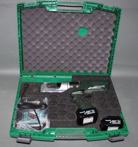 New Greenlee EK1240L Gator Battery 12-Ton U Style Crimping Tool