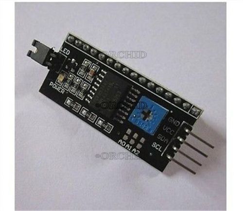 2pcs iic i2c serial interface board arduino module lcd1602 address changeable