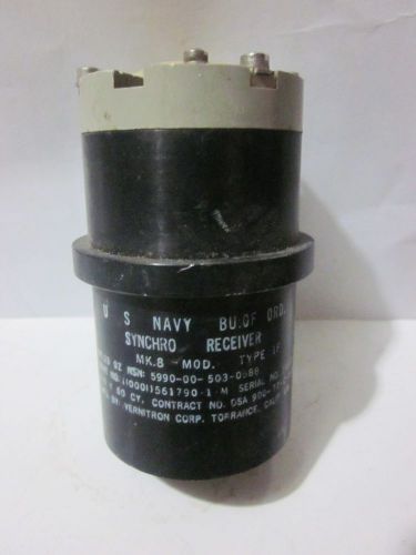 VERNITRON SYNCHRO RECEIVER MK.8 TYPE 1F 115V 60 CYCLES - US NAVY