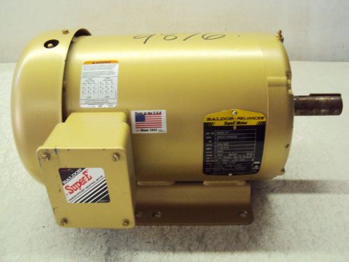 BALDOR-RELIANCE 5 HP MOTOR, 3450 RPM, 230/460 VOLT, FR 184T, 3 PH (NEW)