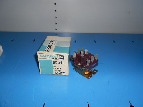 LOT OF (2) ESSEX RBM 90-342 COILS 230/240V 2 PDT 12A ~ NEW NIB