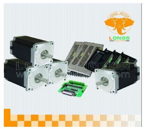 ?Ship From US&amp;German? 4Axis Nema34 Stepper Motor 1232oz 5.6A CNC Router or Mill