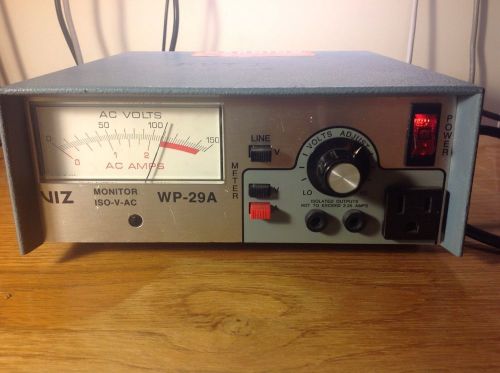 VIZ Monitor Iso-V-AC  WP-29A  Variable AC Power Supply