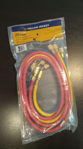 Yellow Jacket 29986 – 72” 3-Pak (RYB) PLUS II Hoses w/ Compact Ball Valve Ends