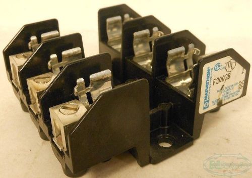 Marathon Copper Alloy 3 Pole Class H Fuse Holder F30A3B USG