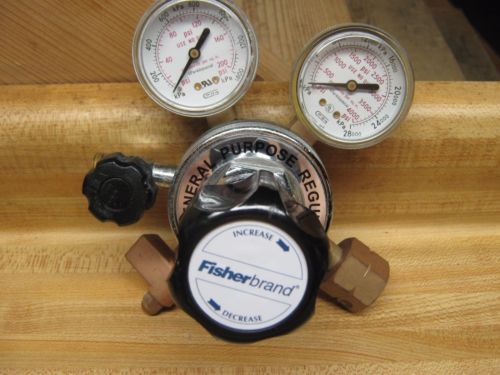 Fisher Scientific compressed gas regulator, model 10575115 Hydrogen