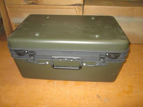 Thermodyne 21x14x10 slimline military hard cary case nsn 5855014159822 nib ata for sale