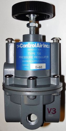 CONTROLAIR INC TYPE 700 PRESSURE REGULATOR 0-60 PSI