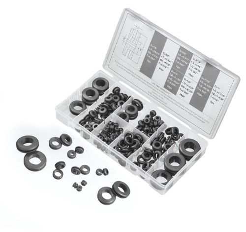 Jawaytool 180pc rubber grommets kit &amp; plug wire assortment set electrical gasket for sale