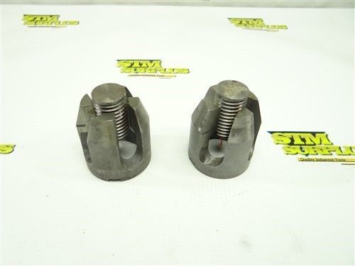 PAIR OF GTD HSS #4 ACORN DIES 3/4&#034;-10 NC