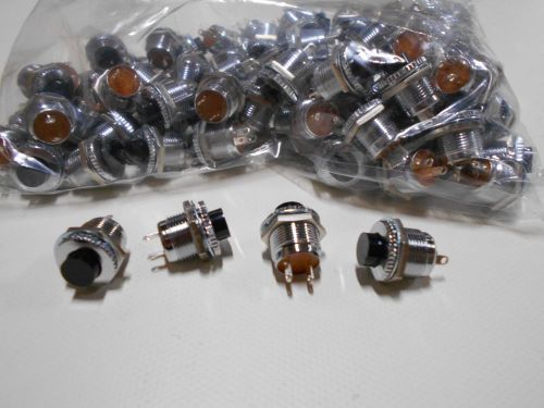 Lot of 10  10pa080 momentary on pushbutton switch, solder terminals for sale