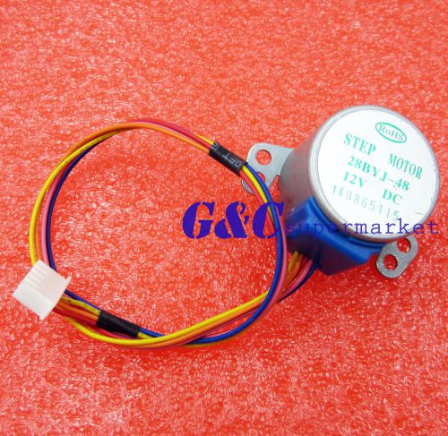 28byj-48 valve gear stepper motor dc 12v 4 phase step motor reduction m116 for sale