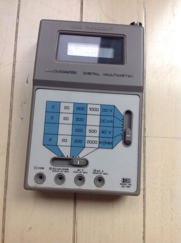 Vintage Micronta Digital Multimeter LCD Read Out Model 22-197 Radio Shack