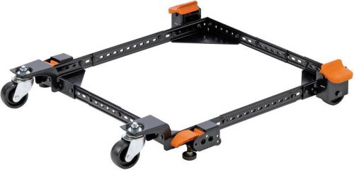 HTC 3000 Heavy Duty Universal Adjustable 4 Wheel Mobile Base 700 lbs Capacity