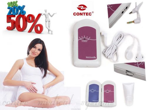 Pocket Fetal heart doppler Prenatal Baby Heart Rate Sound Monitor+ GEL,US seller