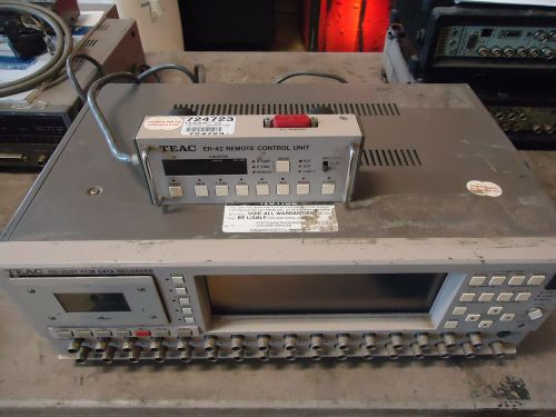 TEAC PCM Data Recorder with Remote Control Unit RD-200T ER-42