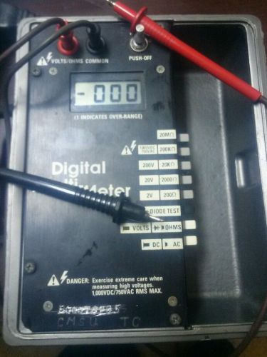 OTC DIGITAL MULTIMETER MODEL NO. 3450